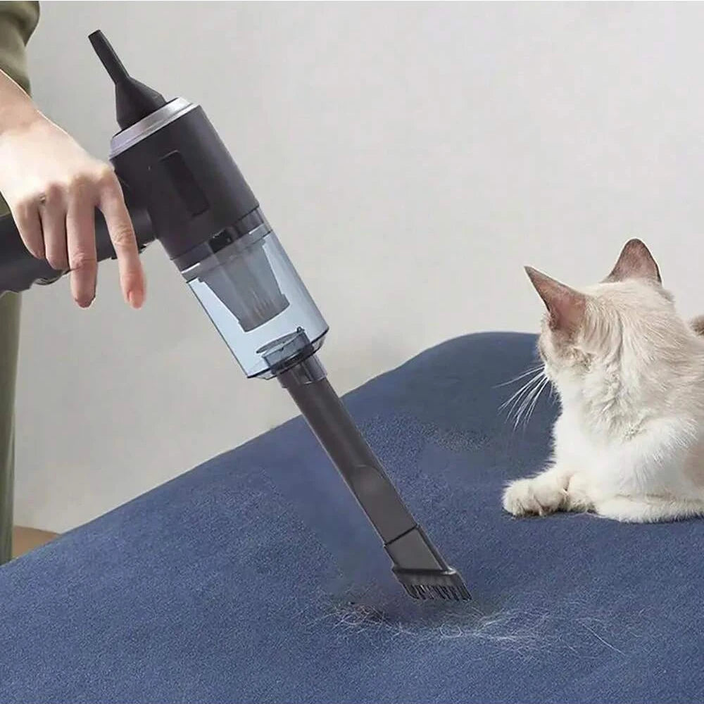 3-in-1 Mini Vacuum Cleaner – Suction & Blower with USB Charging