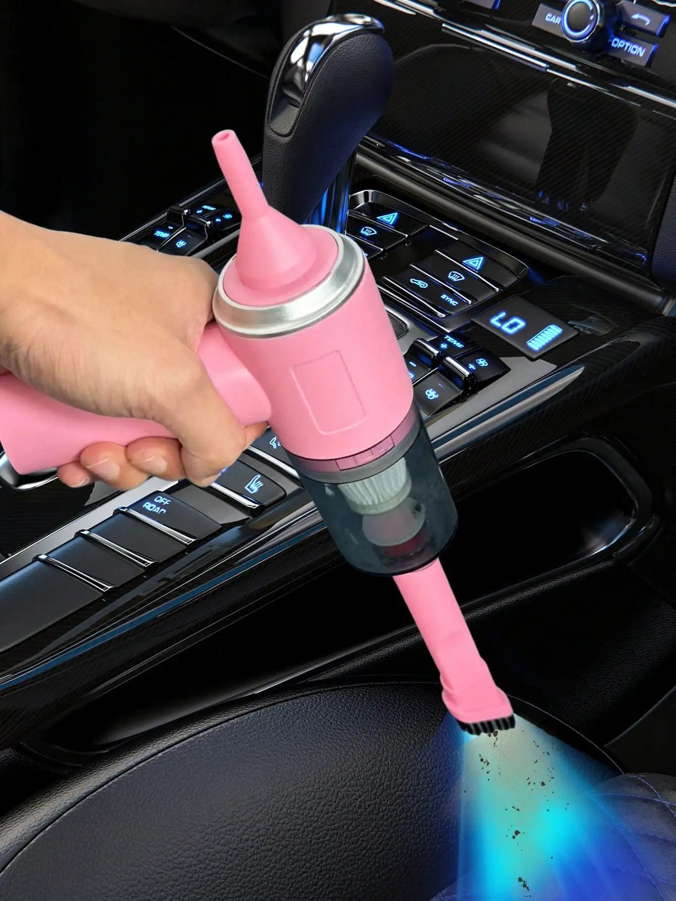 3-in-1 Mini Vacuum Cleaner – Suction & Blower with USB Charging