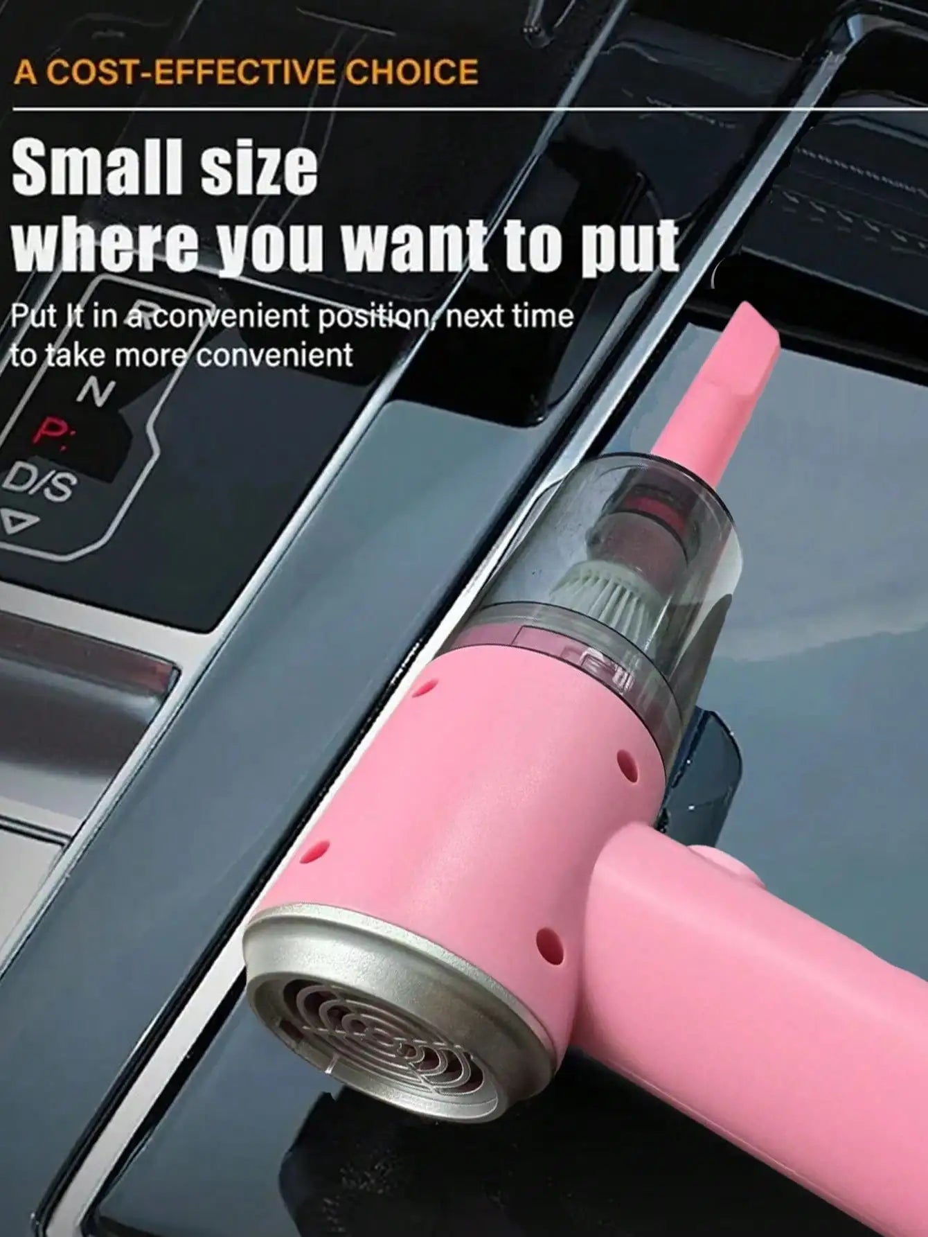 3-in-1 Mini Vacuum Cleaner – Suction & Blower with USB Charging
