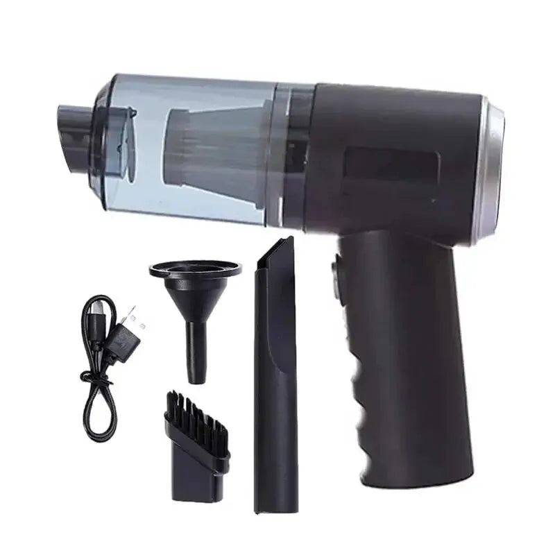 3-in-1 Mini Vacuum Cleaner – Suction & Blower with USB Charging