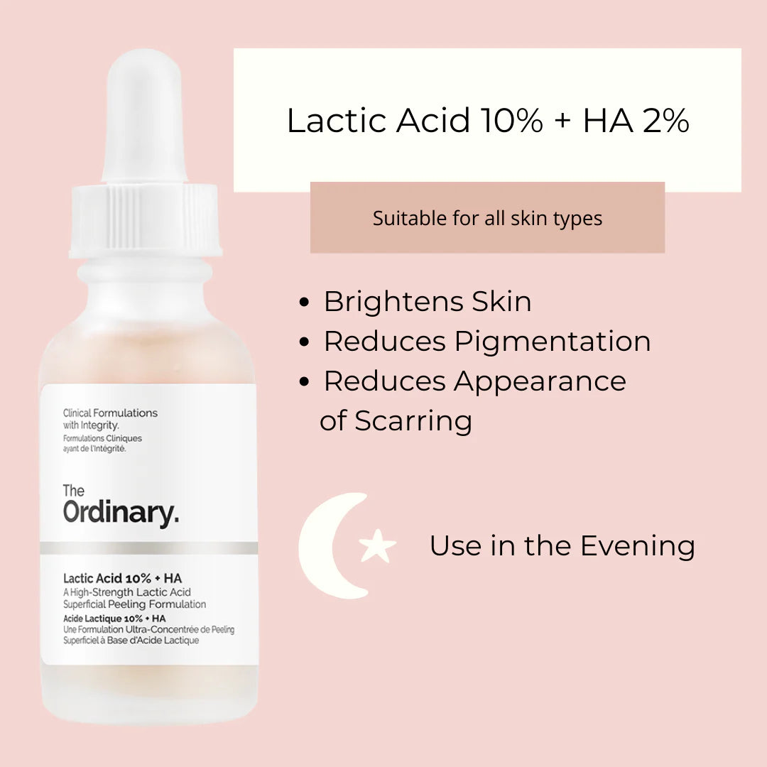 The Ordinary Lactic Acid 10% + Hyaluronic Acid 30ml