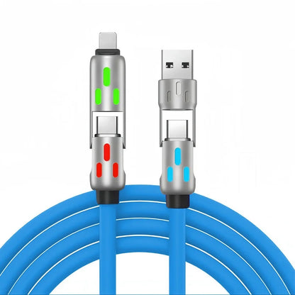 4-in-1 Multi Charging Cable with LED Indicators