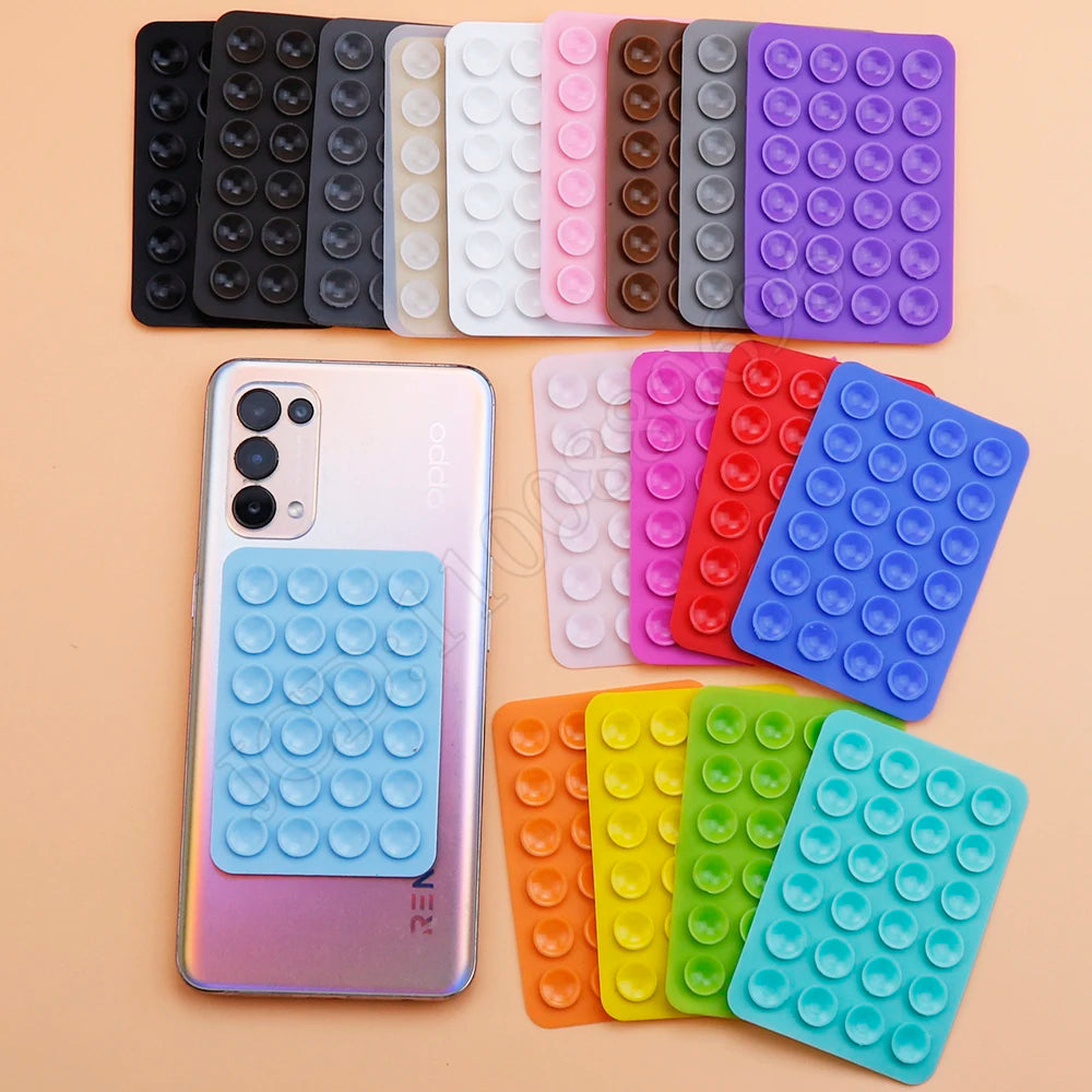Silicone Suction Phone Holder – Wall & Tile Mount Stand