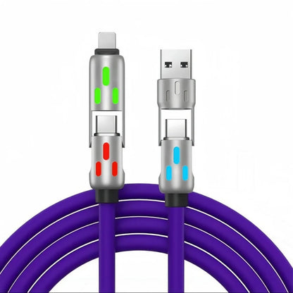 4-in-1 Multi Charging Cable with LED Indicators