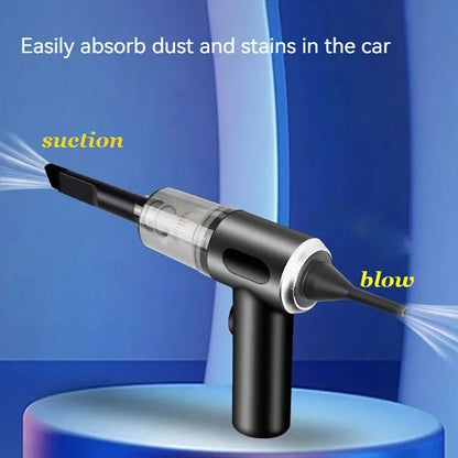 3-in-1 Mini Vacuum Cleaner – Suction & Blower with USB Charging