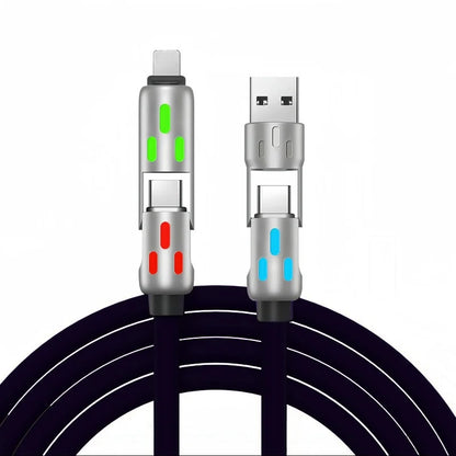 4-in-1 Multi Charging Cable with LED Indicators
