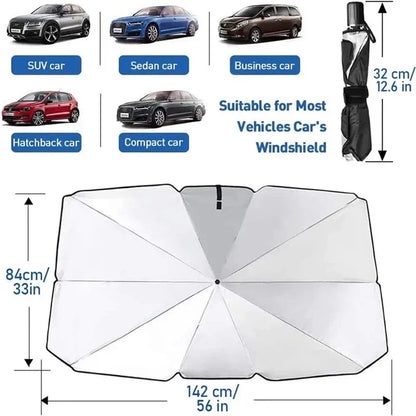 Universal Car Windshield Sun Shade Umbrella Protector